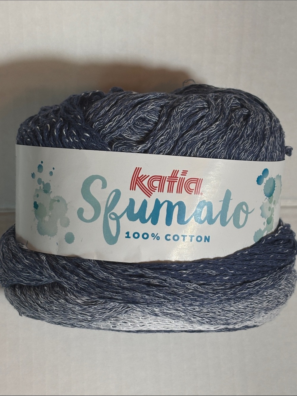 Sfumato Blue Jean VARIEGATED Cotton KATIA